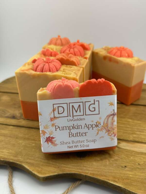 New! Fall Pumpkin Apple Butter Handcrafted Soap