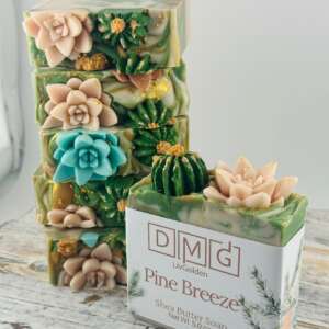 New! Succulent Pine Breeze Handcrafted Soap